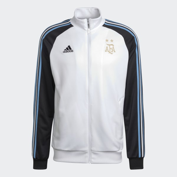 Blanco Campera Deportiva Argentina 3 Tiras