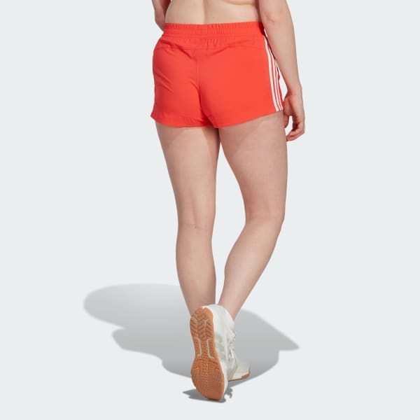 Orange Pacer 3-Stripes Woven Shorts