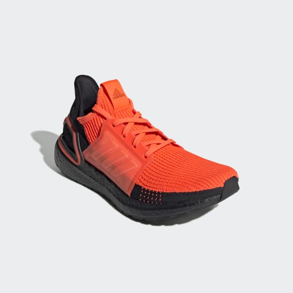 Ultraboost 19 Solar Red and Core Black 