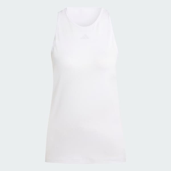 White CLUB TENNIS CLIMACOOL GRAPHIC TANK