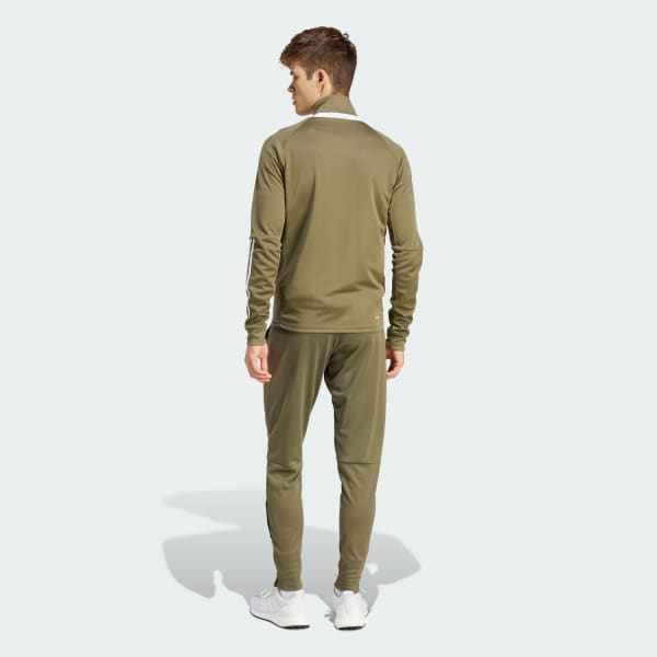 adidas Sereno AEROREADY Cut 3 Stripes Track Suit Green adidas