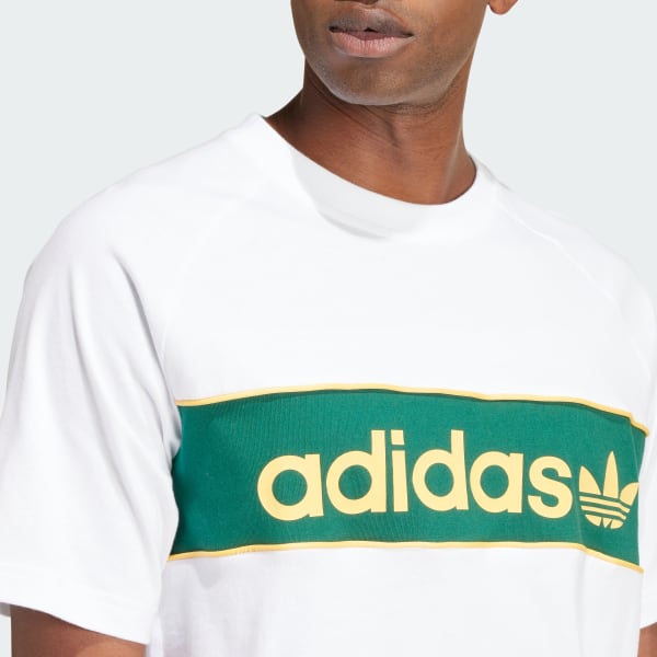 adidas Archive Tee - White | Free Shipping with adiClub