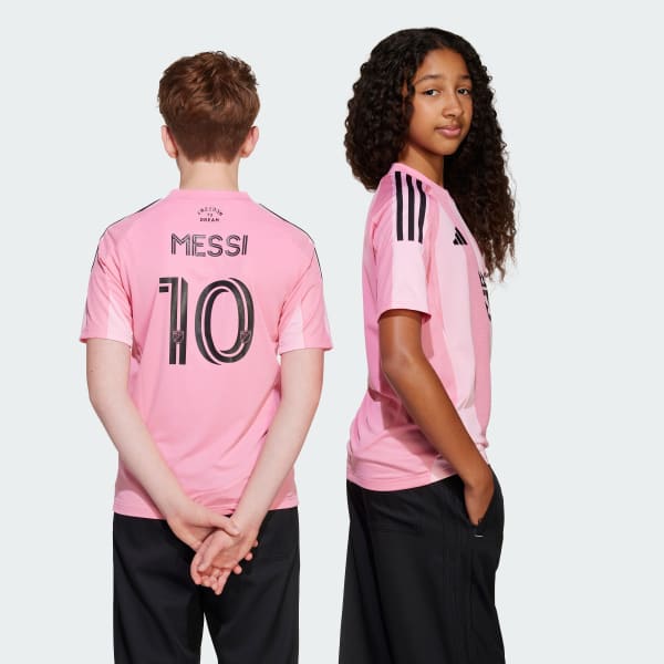 Roze Inter Miami CF 25/26 Messi Thuisshirt Kids