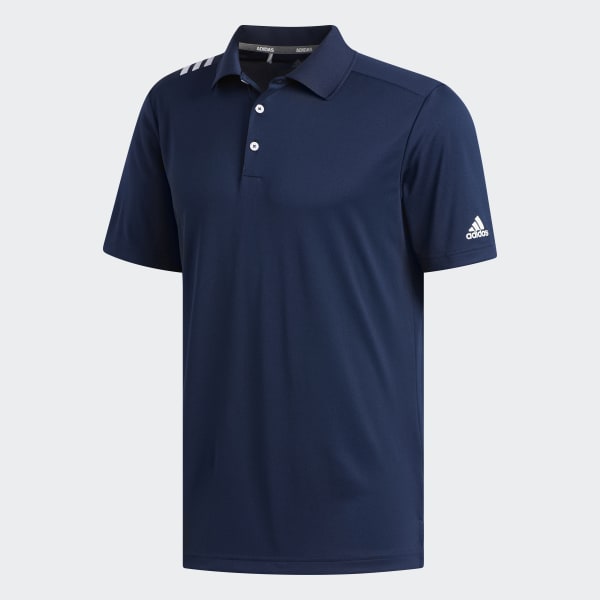 adidas 3-Stripes Polo Shirt - Blue 