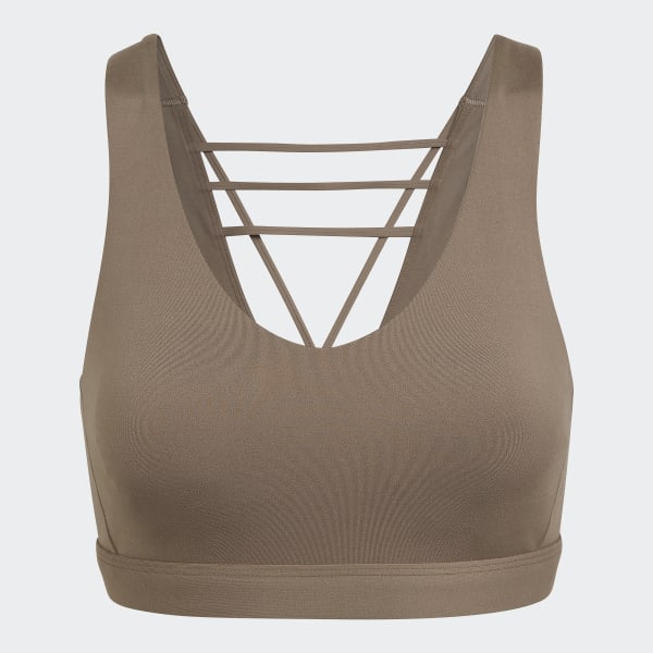 Marrom Top Médio Suporte CoreFlow Luxe N0667