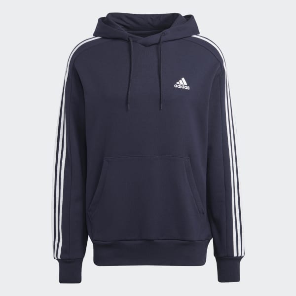 Blue Essentials French Terry 3-Stripes Hoodie