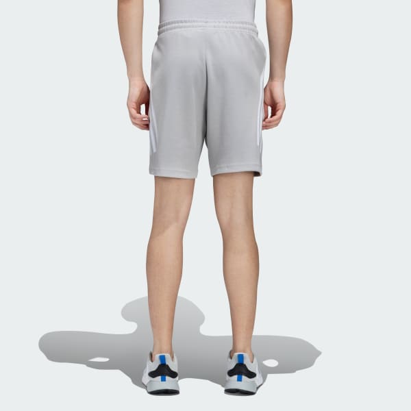 Grey FUTURE ICONS 3 STRIPES SHORTS