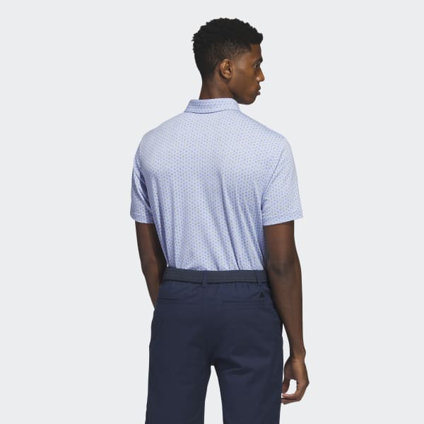 Bleu Polo de golf imprimé Go-To