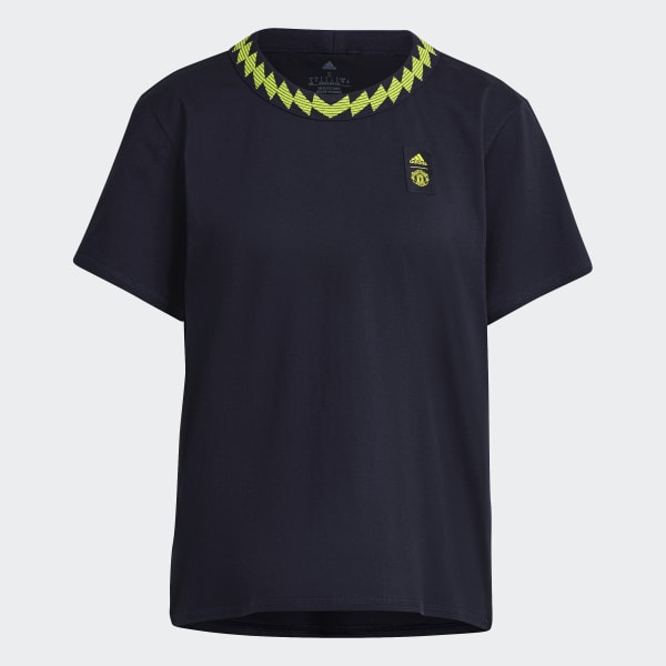 Blau Manchester United T-Shirt