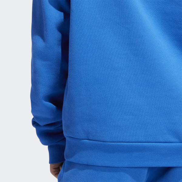 Bleu Sweat-shirt ras-du-cou épais Shmoofoil (Non genré) W7425