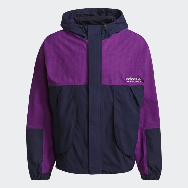 Azul Rompevientos adidas Adventure Traverse JLA34