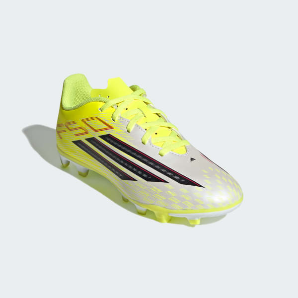 Amarelo Botas de futebol F50 Club Firm Ground/Multi Ground para crianças