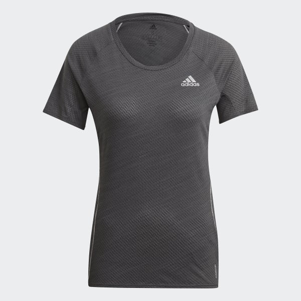 adidas OWN THE RUN TEE Grey adidas Australia