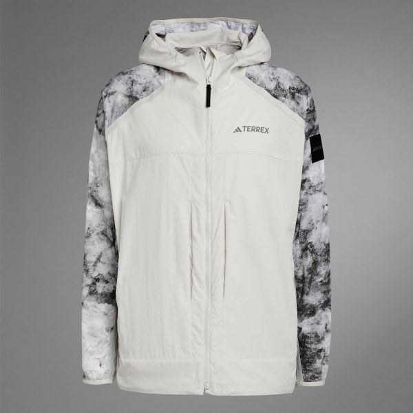 アディダスレディースNATIONAL GEOGRAPHIC WIND.RDY WINDBREAKER adidas National Geographic WIND.RDY Jacket - Grey | adidas