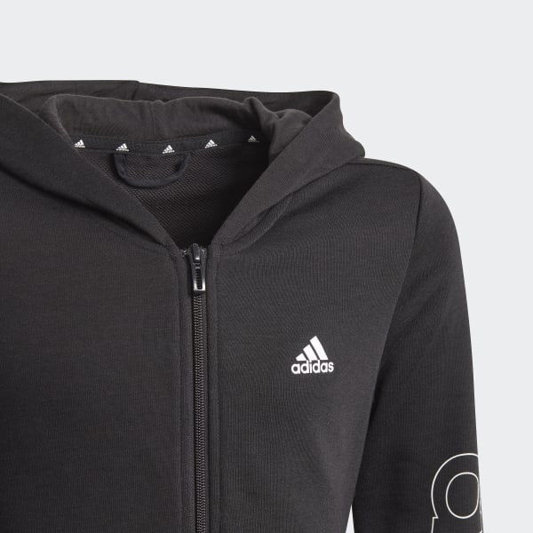 Hoodie adidas Essentials Full Zip Nero adidas adidas Italia