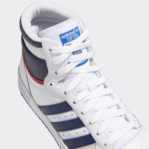 Adidas Kids Top Ten Hi Shoes Legend Ink White