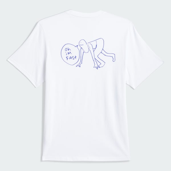 adidas Shmoofoil I'm Fast Tee (Gender Neutral) - White