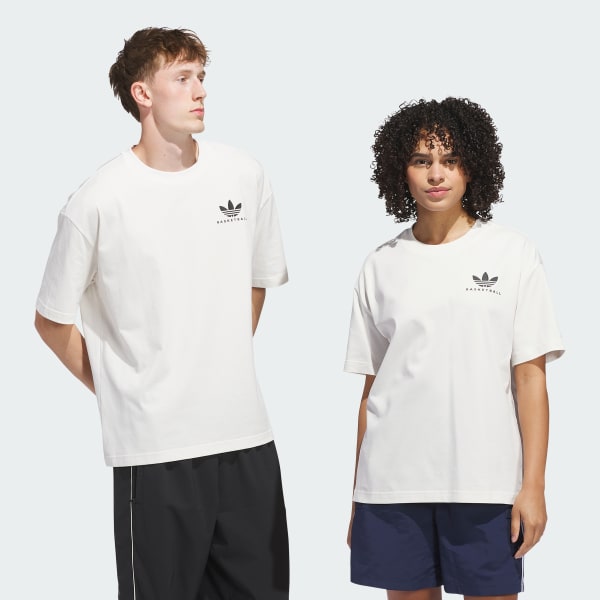 White Worldwide Hoops GFX Tee