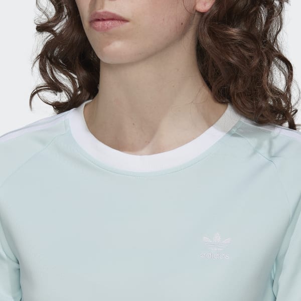 Azul T-shirt Justa 3-Stripes Adicolor Classics