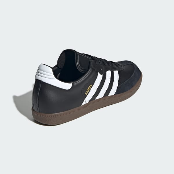 adidas Samba Leather Shoes in Black and 