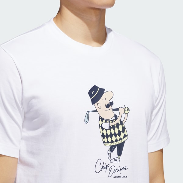adidas Classic Chip Graphic Tee - White | Free Shipping with
