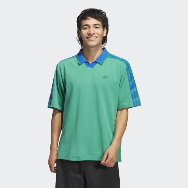 adidas ROLLING LINKS ローリングリンクス　ポロシャツ adidas Rolling Links Long Sleeve Polo Shirt - Black | Free