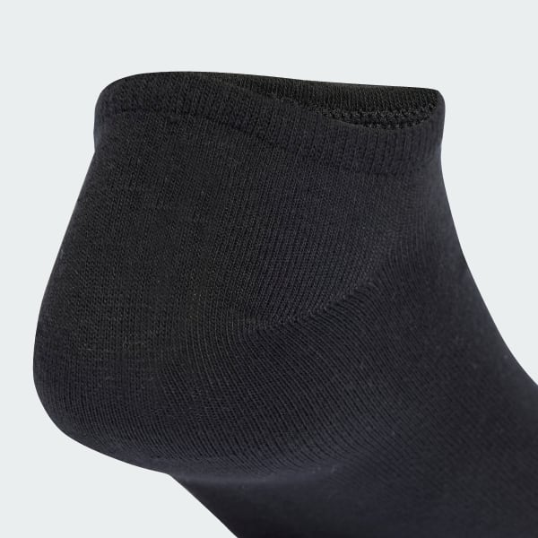 Negro Calcetines invisibles, 3 pares