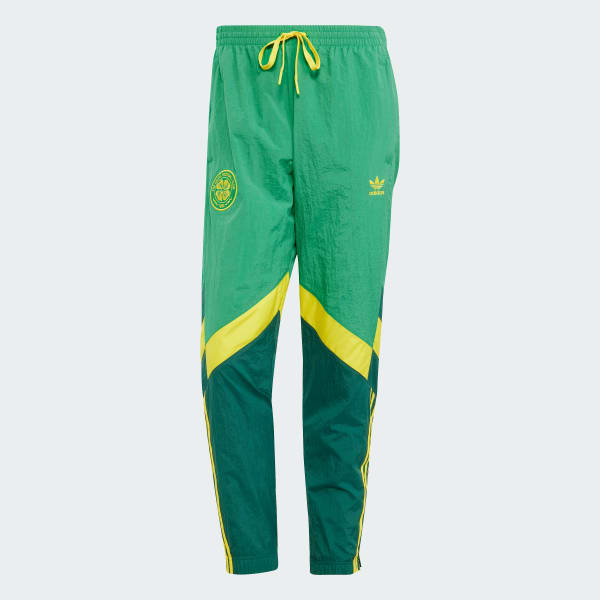 adidas Celtic FC Originals Track Tracksuit Bottoms Green adidas UK