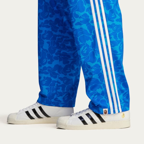adidas BAPE Firebird Track Top - Blue | Free Shipping with