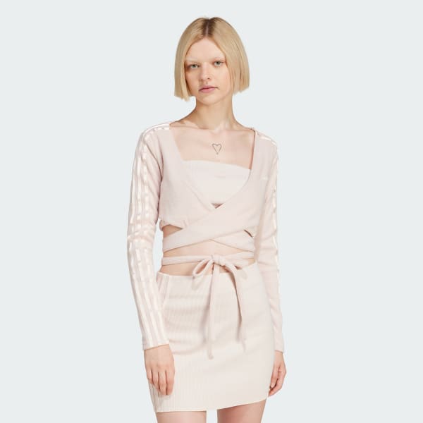 Rosa Cárdigan envolvente