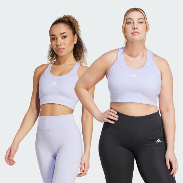 fialová Športová podprsenka Run Pocket Medium Support