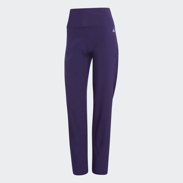 Purple Positivisea Print Pants QF609