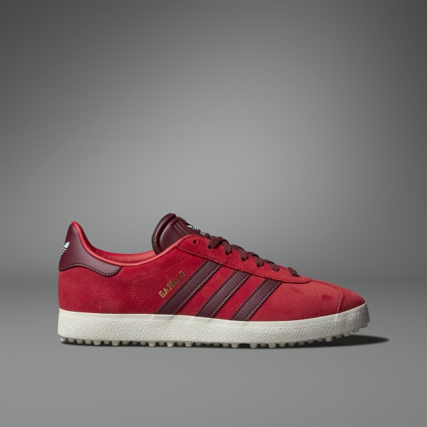 Rojo Zapatos de Golf Gazelle Sin Clavos