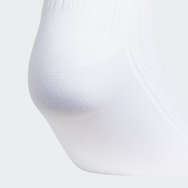 White Unisex Originals Ruffle 3-Pack Quarter


