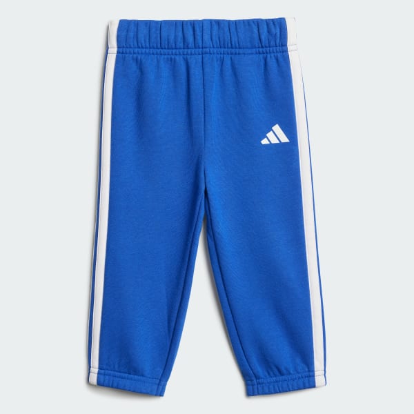 blauw Seasonal Essentials Tiberio 3-Stripes Fleece Setje Kids