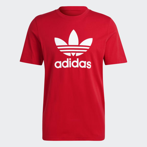 Vermelho Camiseta Adicolor Classics Trefoil