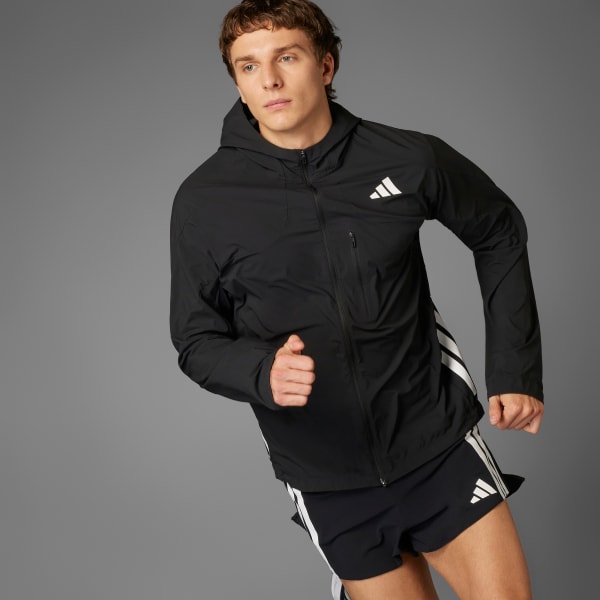 Black Adizero Running Jacket