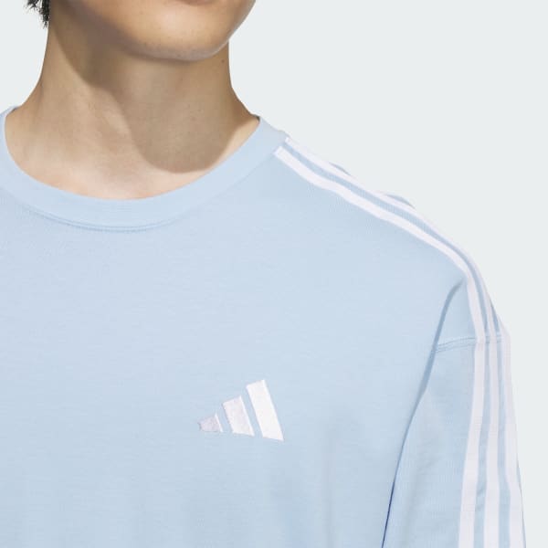 アディダス エッセンシャルズ プラス ルーズフィット スリーストライプ