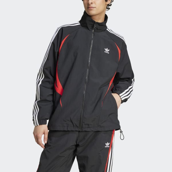 トップス archive adidas track jacket black y2k 00s archive adidas track jacket y2k teck