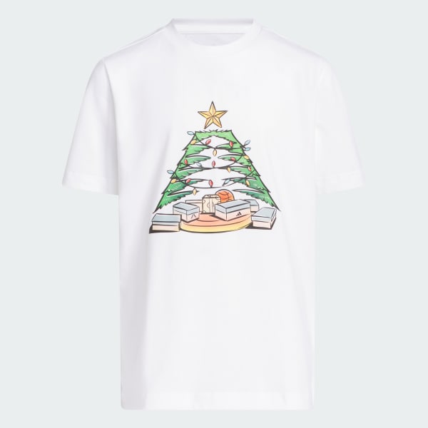blanc T-SHIRT ANTHONY EDWARDS XMAS