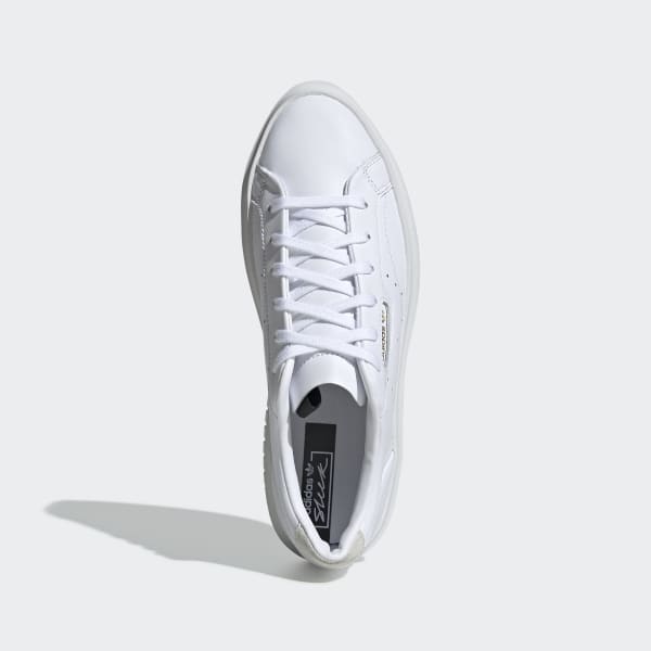 adidas sleek white trainers