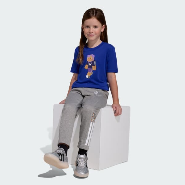 Azul CAMISETA TREINO adidas MINECRAFT