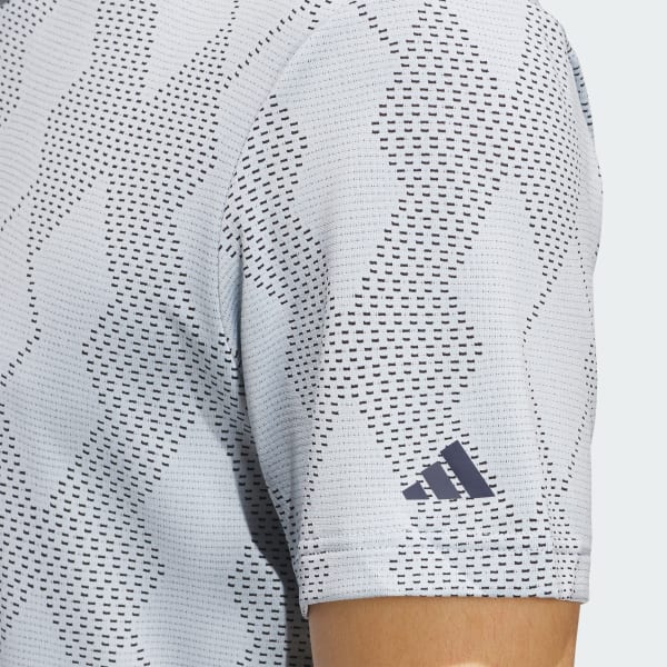 adidas Ultimate365 Micro Texture Polo Shirt - Blue | Free