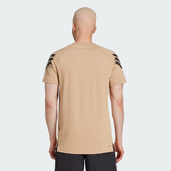 hnedá Tričko Icon 3-Stripes