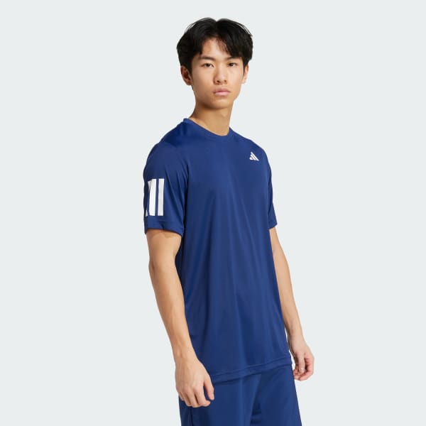modrá Tričko Club Tennis Climacool 3-Stripes