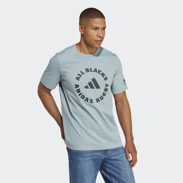 Szary All Blacks Rugby Supporters Tee