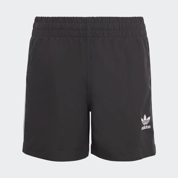 Svart Originals Adicolor 3-Stripes Swim Shorts