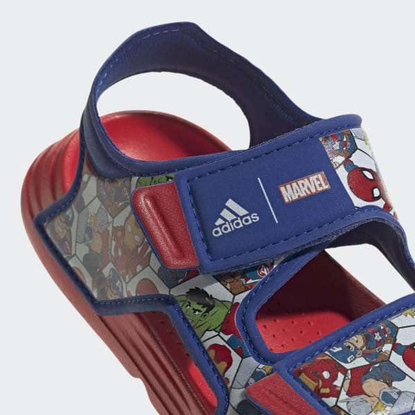 Red adidas x Marvel Super Hero Adventures AltaSwim Sandals LWS76