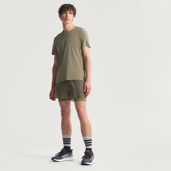 Verde playera de Running Adi365 H.Koumori