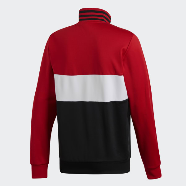 adidas Manchester United 3 Stripes Track Jacket Red adidas Thailand